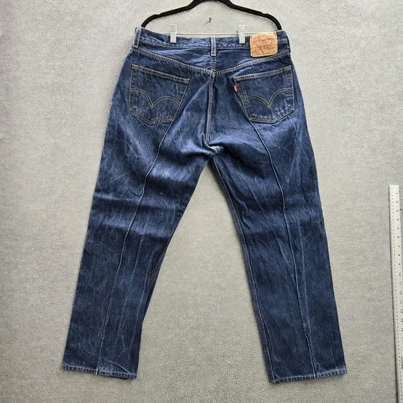 VINTAGE Levi's 501 XX Men Jeans 38X32 Blue Denim Original Fit Straight Y2K